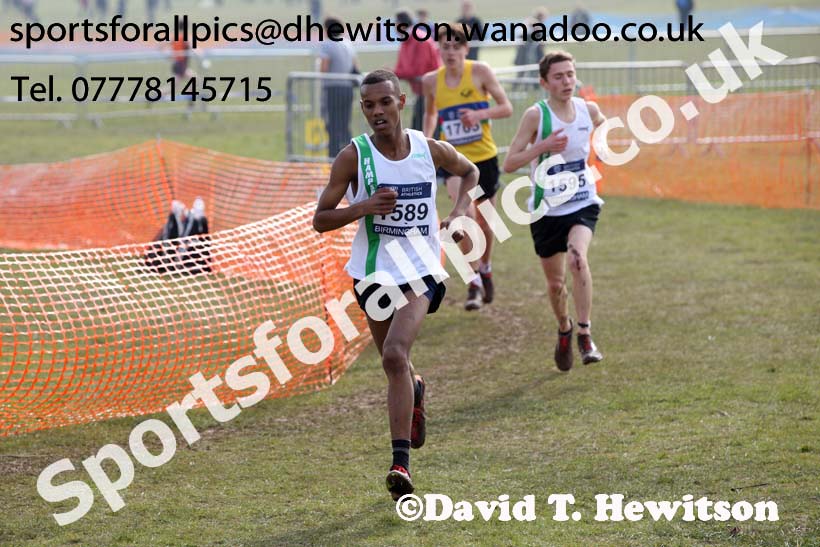 Boys under-15s 2016 Inter Counties Cross Country Champs. and Cross Challenge Final, Cofton Park, Birmingham. Photo: David T. Hewitson/Sports for All Pics